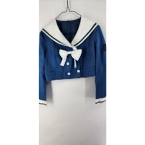 Tenko Chabashira cosplay Danganronpa Top Blue White Size M